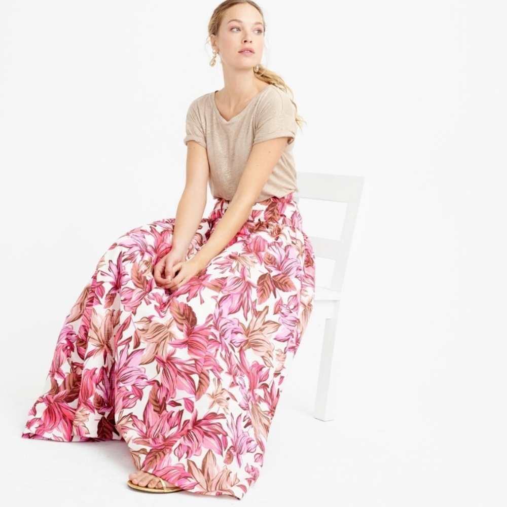 J Crew collection Floral skirt - Picture 7 of 8